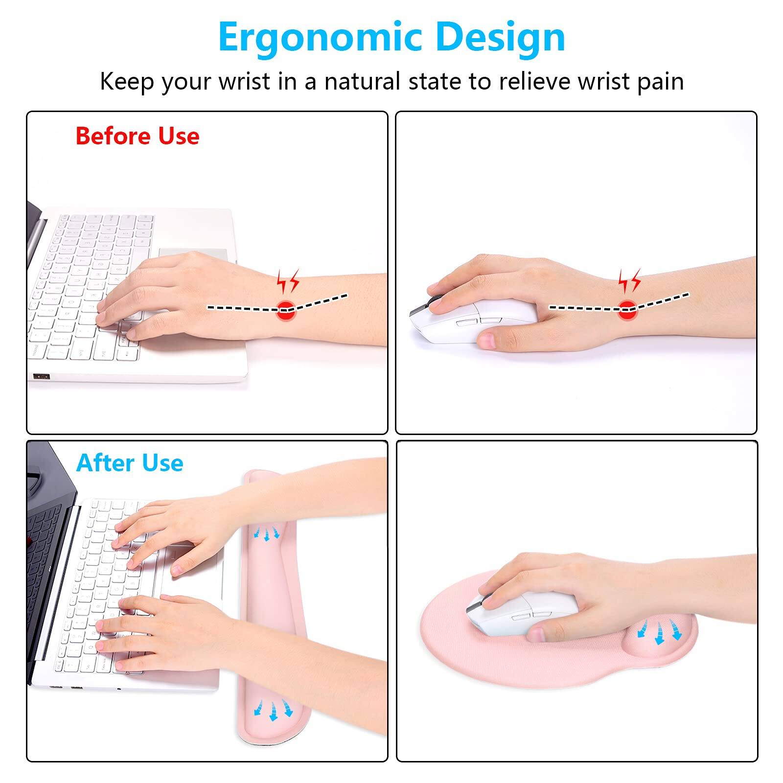 Ergonomic Design  
Keep your wrist in a natural state to relieve wrist pain

Before Use

After Use