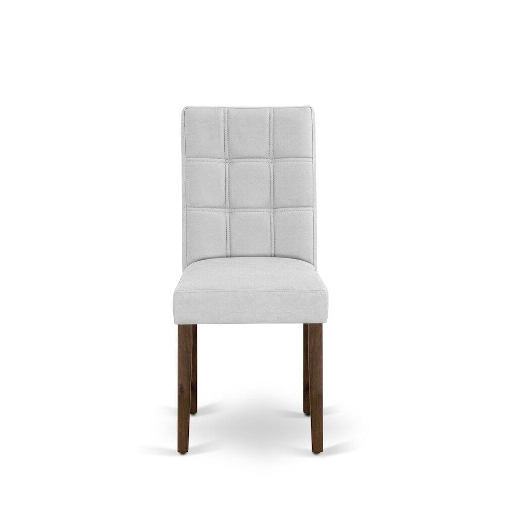 Alt View 3. East West Furniture - 5 Piece Dining Set consists A Modern Table - Brown.