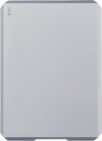 LaCie - Mobile Drive 2TB External USB 3.1 Gen 2 Portable Hard Drive - Space Gray - Front_Zoom