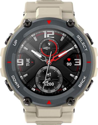 Amazfit - T-Rex Smartwatch 44mm Polymer - Khaki