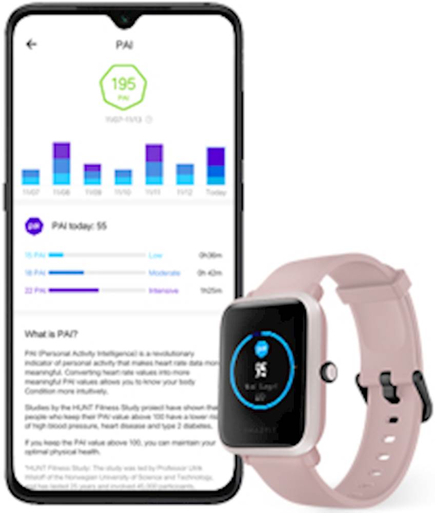 Amazfit Bip S Smartwatch, Warm Pink W1821US3N - Adorama