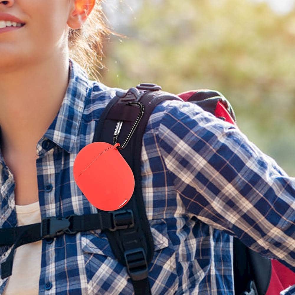 Alt View 13. SaharaCase - Silicone Case for Google Pixel Buds - Red.