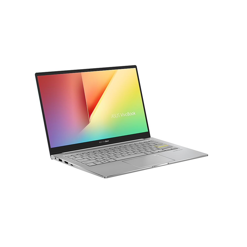 Angle View: Asus - VivoBook S13 S333JADS51WH 13.3" Notebook -  Intel i5-1035G1 Quad-core - 8GB 512GB - Dreamy White Metal - Dreamy White Metal
