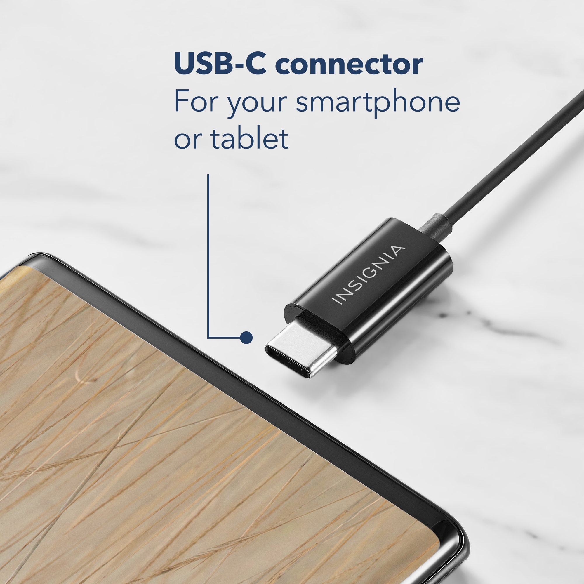 Customer Reviews: Insignia™ 3’ USB-C to 3.5 mm Cable Black NS-MCX321K ...