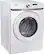 Angle. Samsung - 4.5 Cu. Ft. High Efficiency Stackable Smart Front Load Washer with Vibration Reduction Technology+ - White.