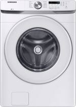 Samsung - 4.5 cu. ft. 5-Cycle Front Load Washer with Vibration Reduction Technology+ - White - Front_Standard