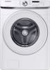 Front. Samsung - 4.5 Cu. Ft. High Efficiency Stackable Smart Front Load Washer with Vibration Reduction Technology+ - White.