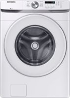 Samsung - Open Box 4.5 Cu. Ft. High Efficiency Stackable Front Load Washer with Vibration Reduction Technology+ - White - Front_Zoom