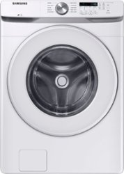 Samsung - 4.5 Cu. Ft. High Efficiency Stackable Smart Front Load Washer with Vibration Reduction Technology+ - White - Front_Zoom