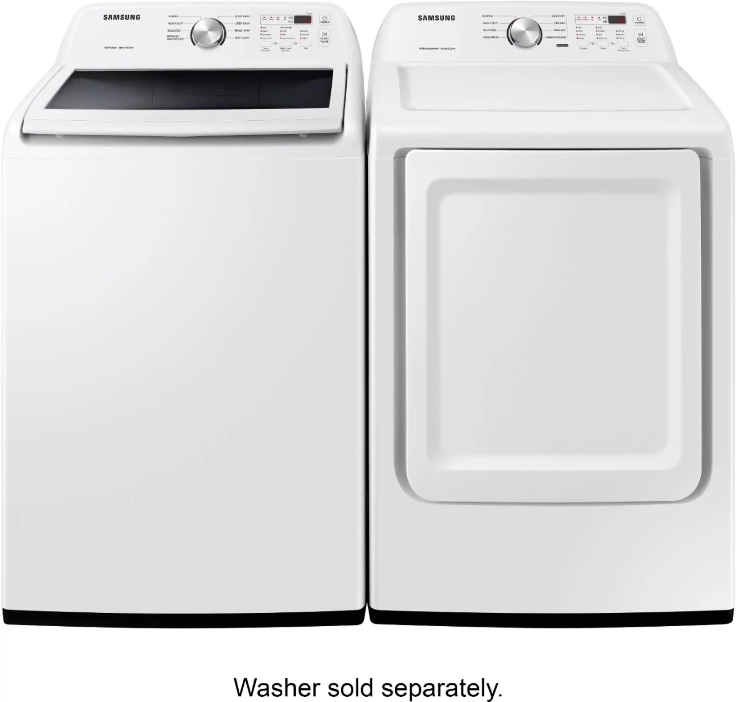 Alt View 6. Samsung - 7.2 Cu. Ft. Gas Dryer with Sensor Dry - White.