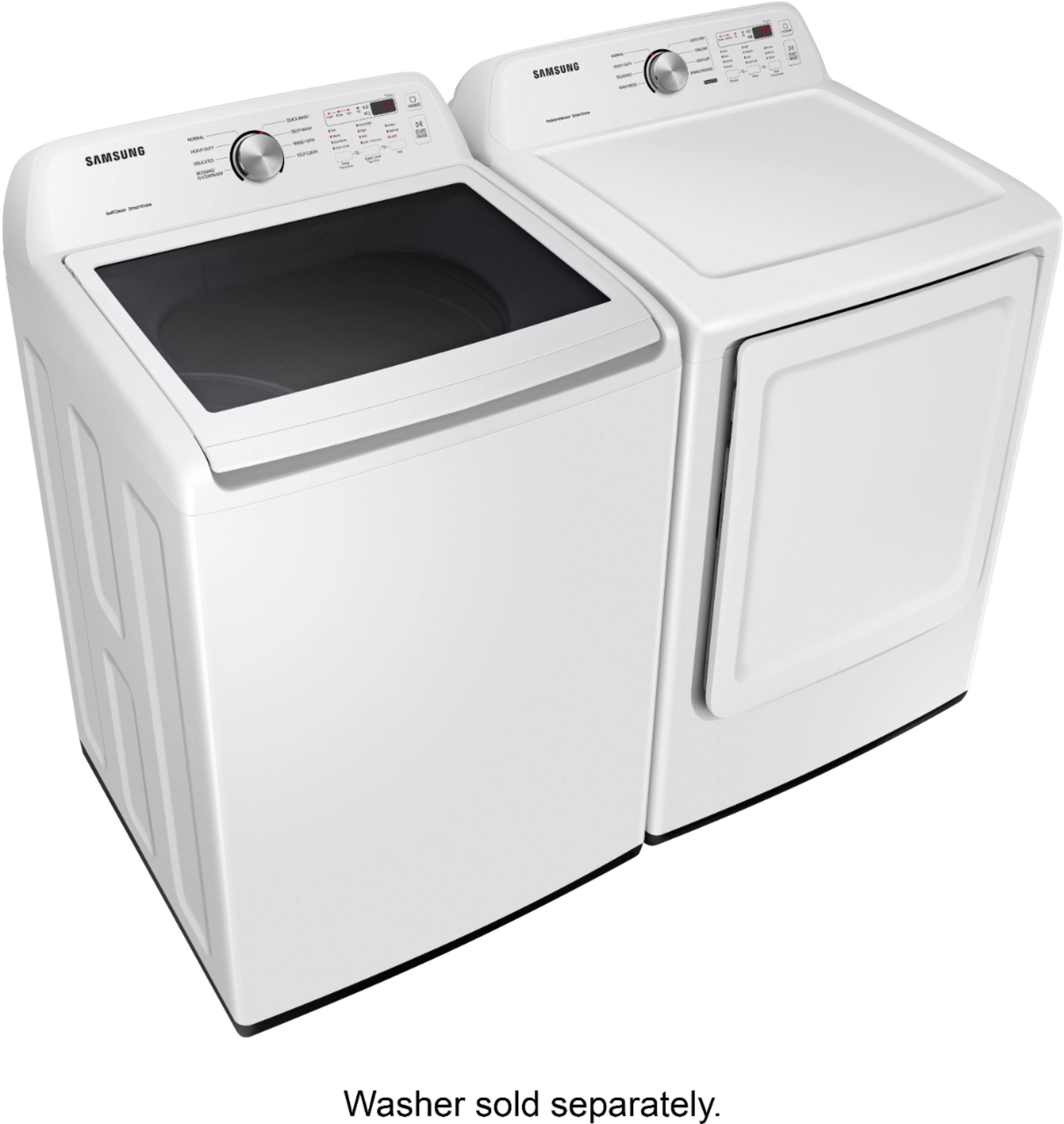 Alt View 11. Samsung - 7.2 Cu. Ft. Gas Dryer with Sensor Dry - White.