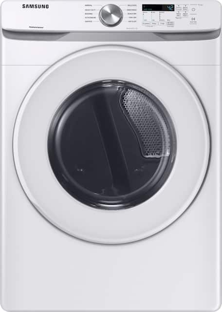 Samsung 7.5 Cu. Ft. Stackable Gas Dryer with Sensor Dry White