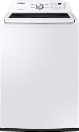 Samsung - 4.5 Cu. Ft. High-Efficiency Top Load Washer with Vibration Reduction Technology+ - White