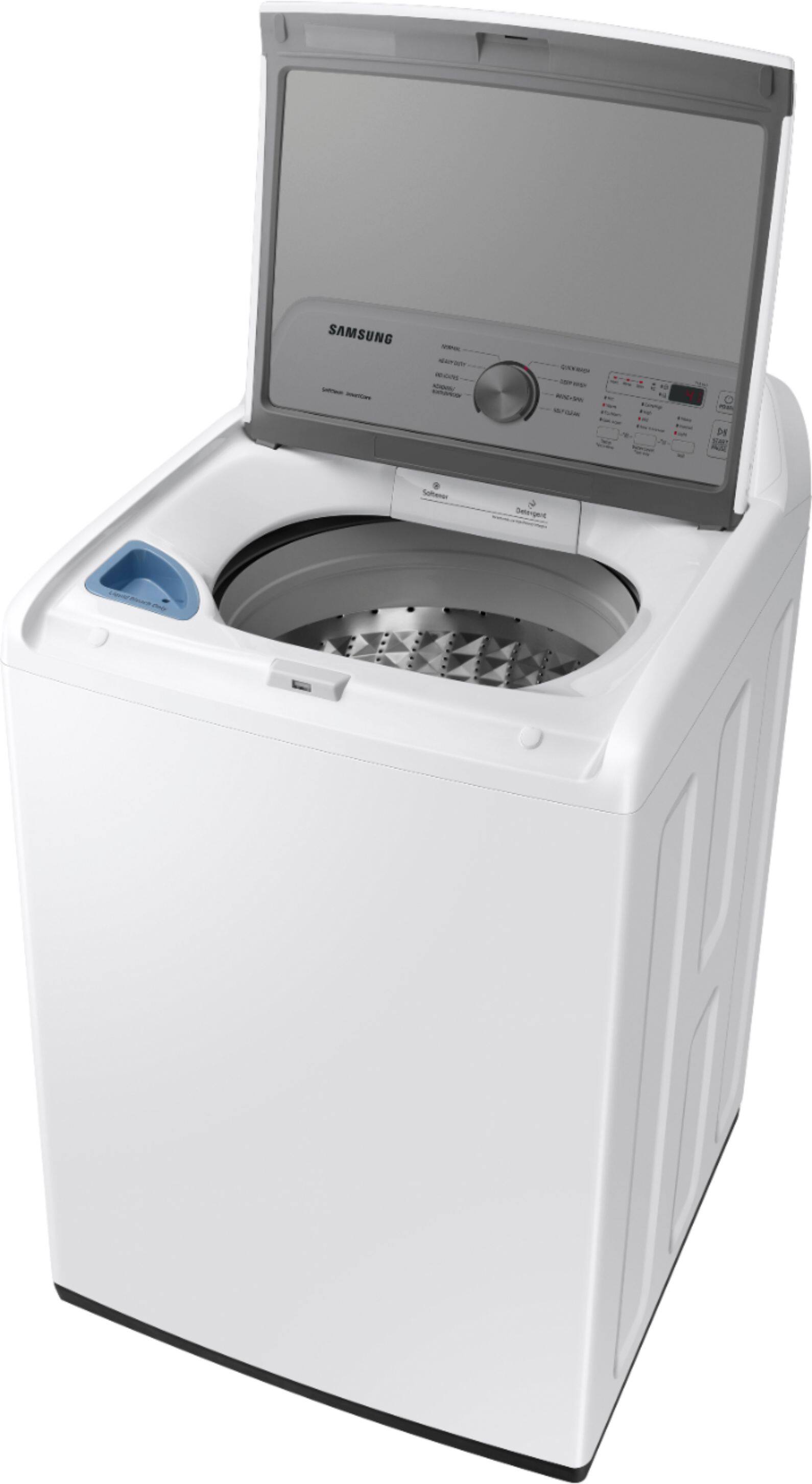 Alt View 10. Samsung - 4.5 Cu. Ft. High-Efficiency Top Load Washer with Vibration Reduction Technology+ - White.