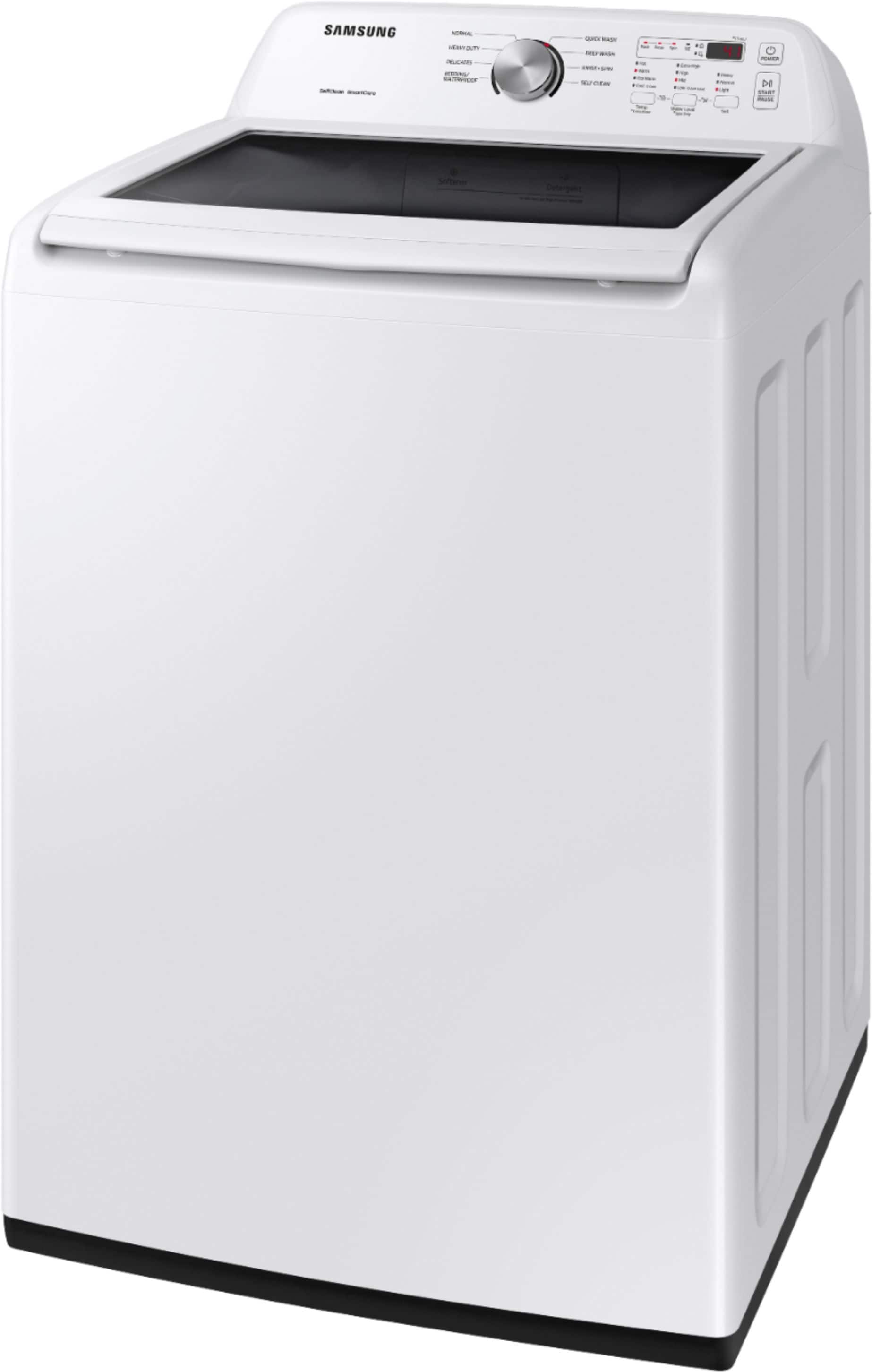 Alt View 15. Samsung - 4.5 Cu. Ft. High-Efficiency Top Load Washer with Vibration Reduction Technology+ - White.