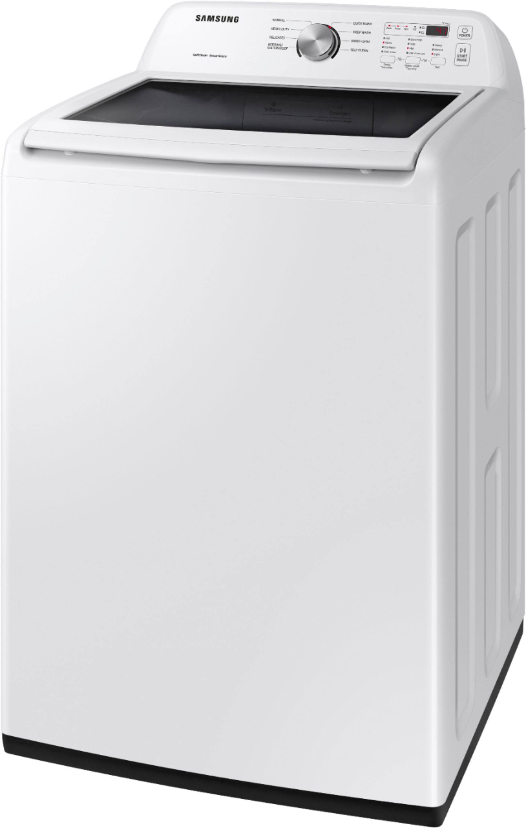Alt View 15. Samsung - 4.5 Cu. Ft. High-Efficiency Top Load Washer with Vibration Reduction Technology+ - White.