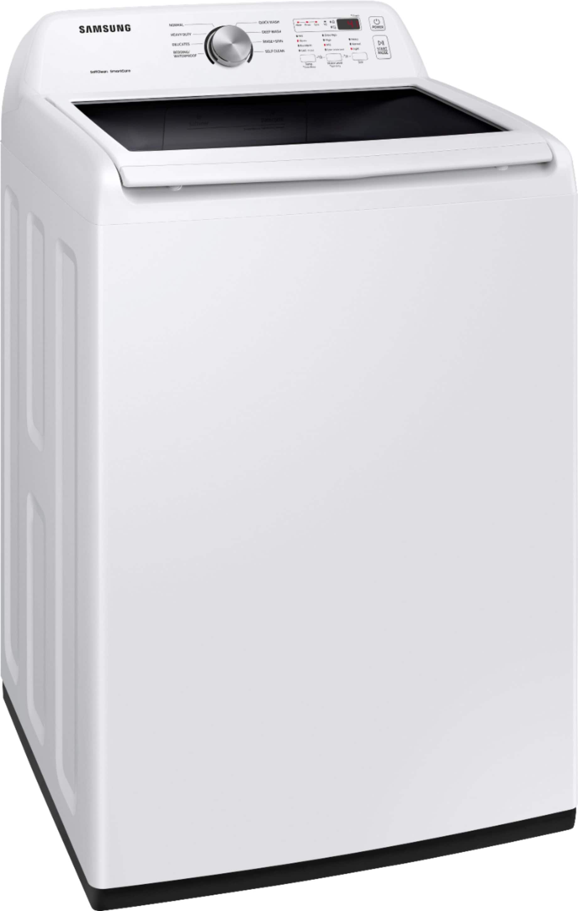 Alt View 16. Samsung - 4.5 Cu. Ft. High-Efficiency Top Load Washer with Vibration Reduction Technology+ - White.