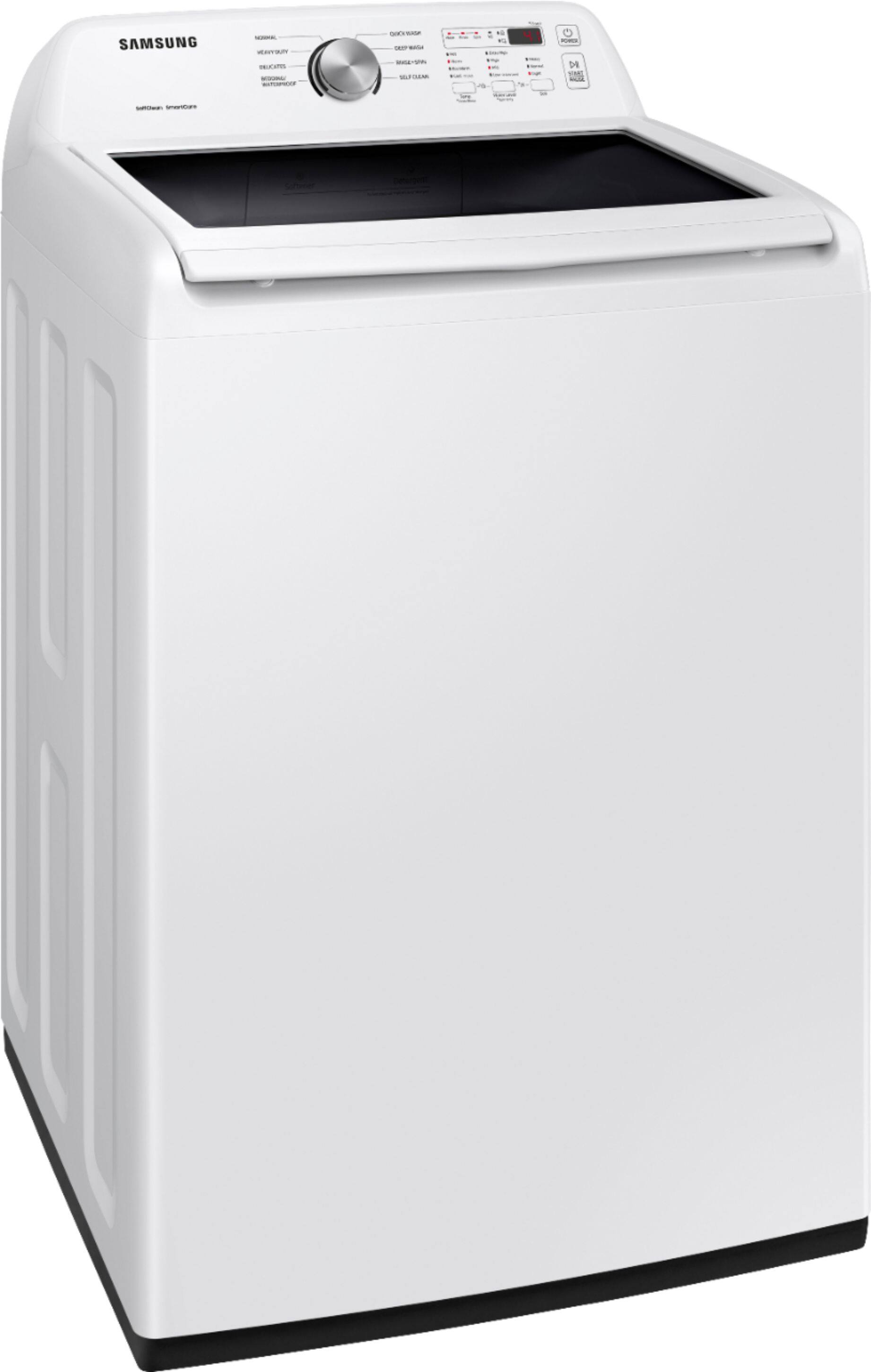 Alt View 16. Samsung - 4.5 Cu. Ft. High-Efficiency Top Load Washer with Vibration Reduction Technology+ - White.