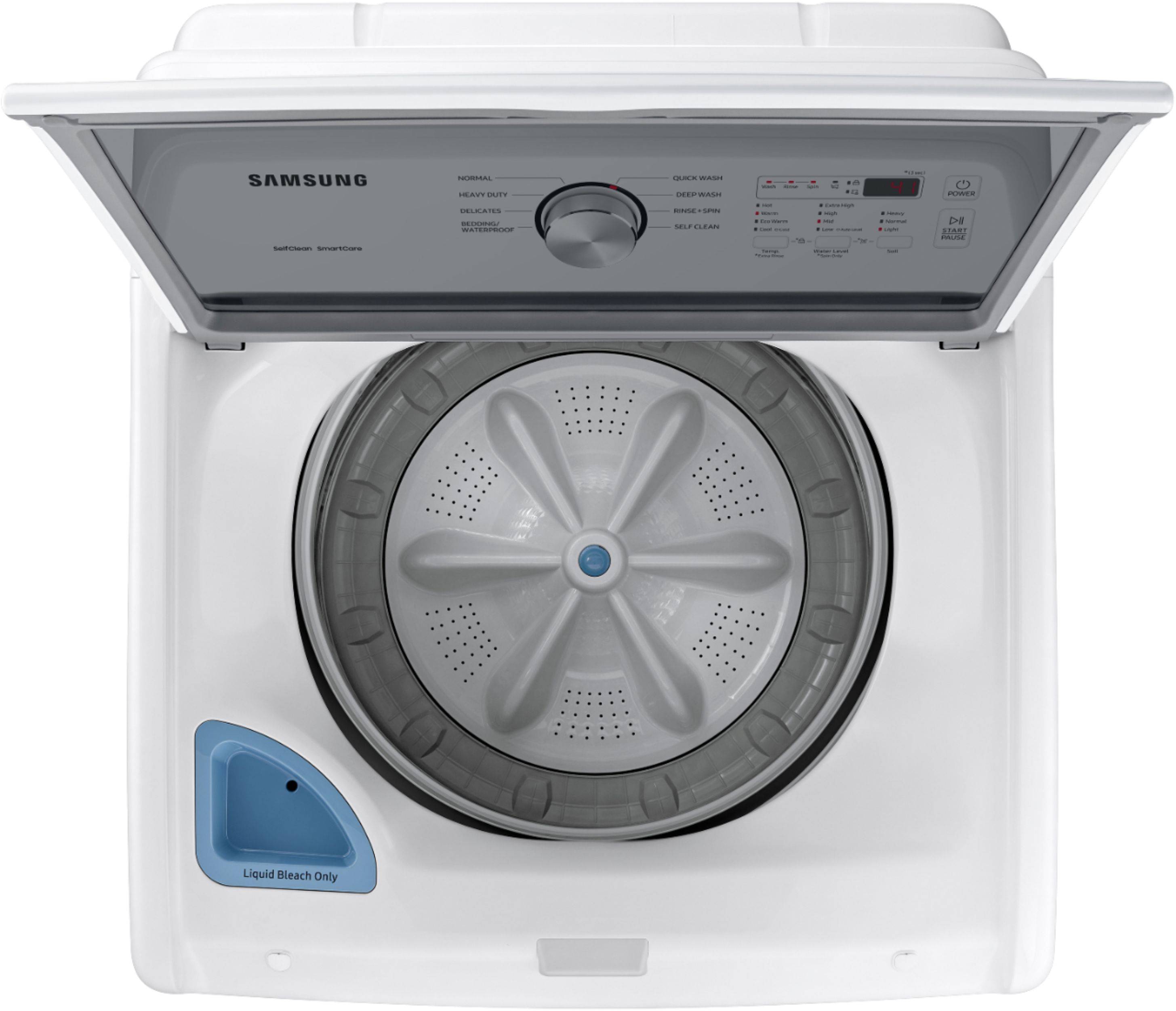 Samsung 4.5 Cu. Ft. 12-Cycle Addwash™ High-Efficiency Front-Loading Washer  Azure WF45K6200AZ - Best Buy