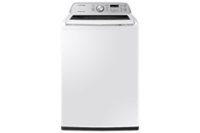 Front. Samsung - 4.5 Cu. Ft. High Efficiency Top Load Washer with Active WaterJet - White.