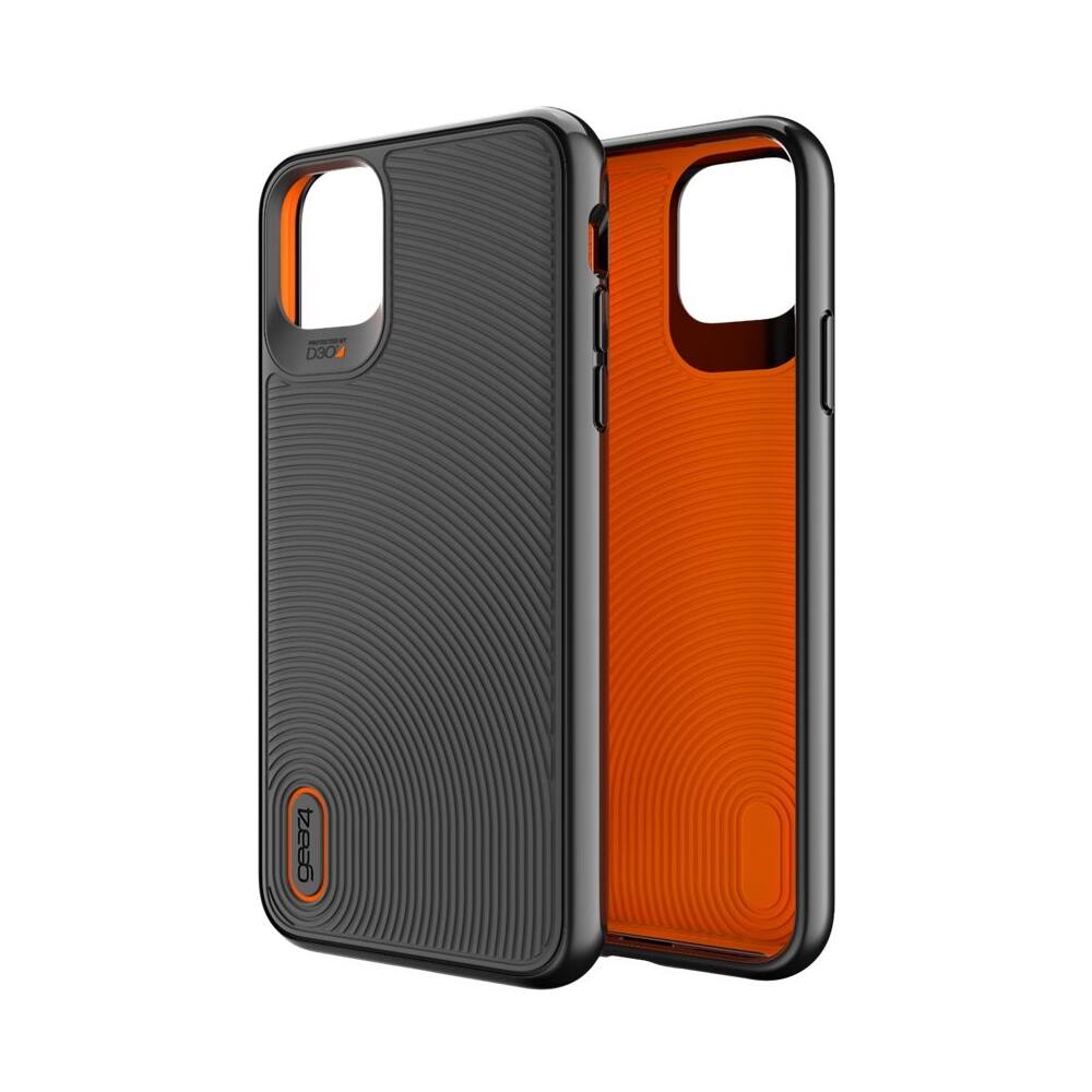 Alt View 12. Gear4 - Battersea Protective Cover for Apple® iPhone® 11 Pro Max - Black.