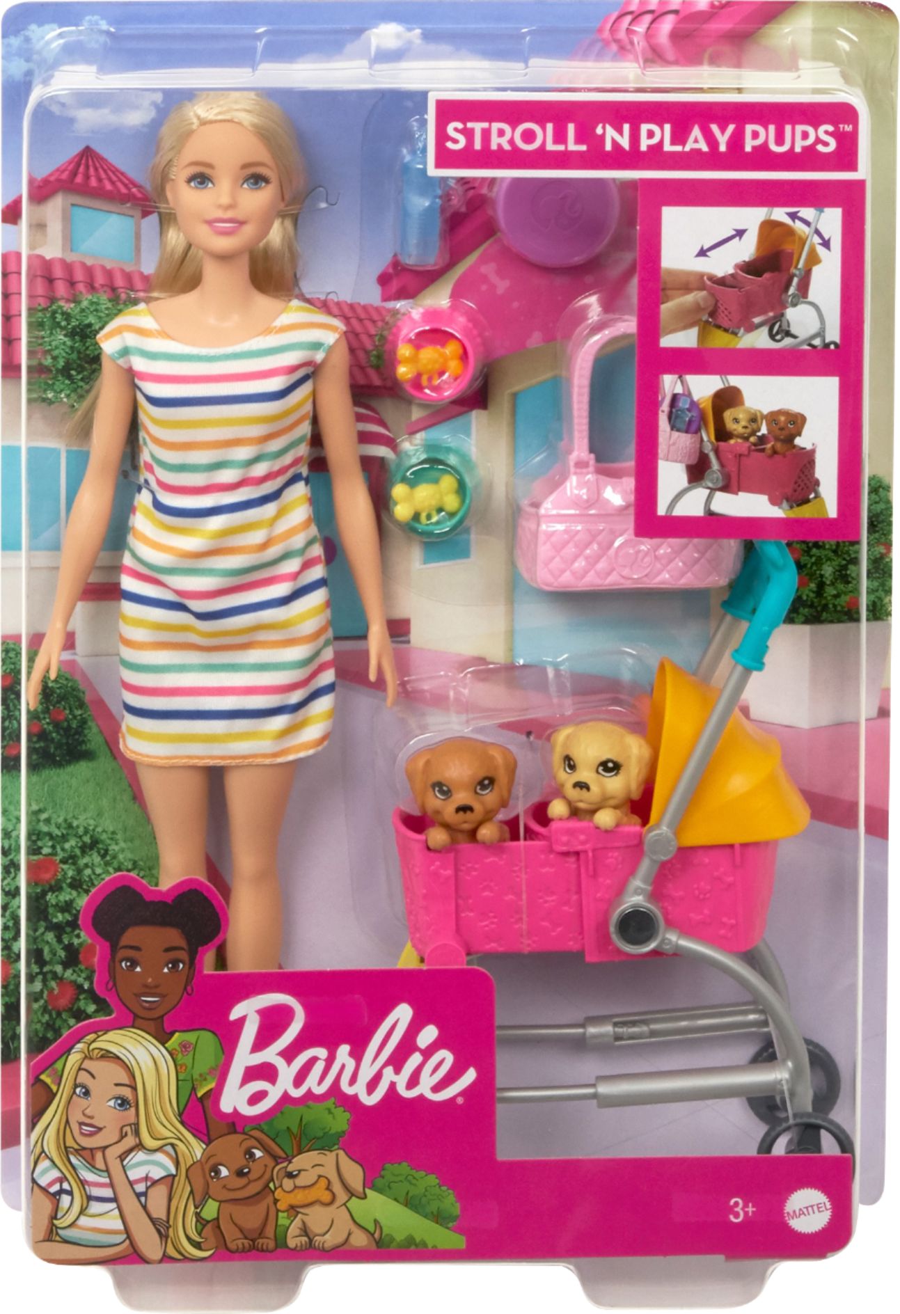 Best Buy: Barbie Stroll ‘n Play Pups Doll and Accessories GHV92