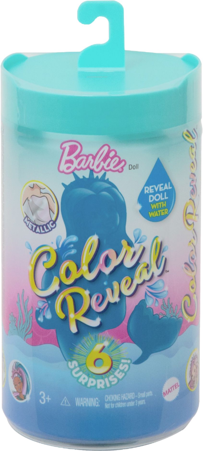 Barbie Color Reveal Chelsea Mermaid Doll With 6 Surprises 3 Mystery Bags for sale online