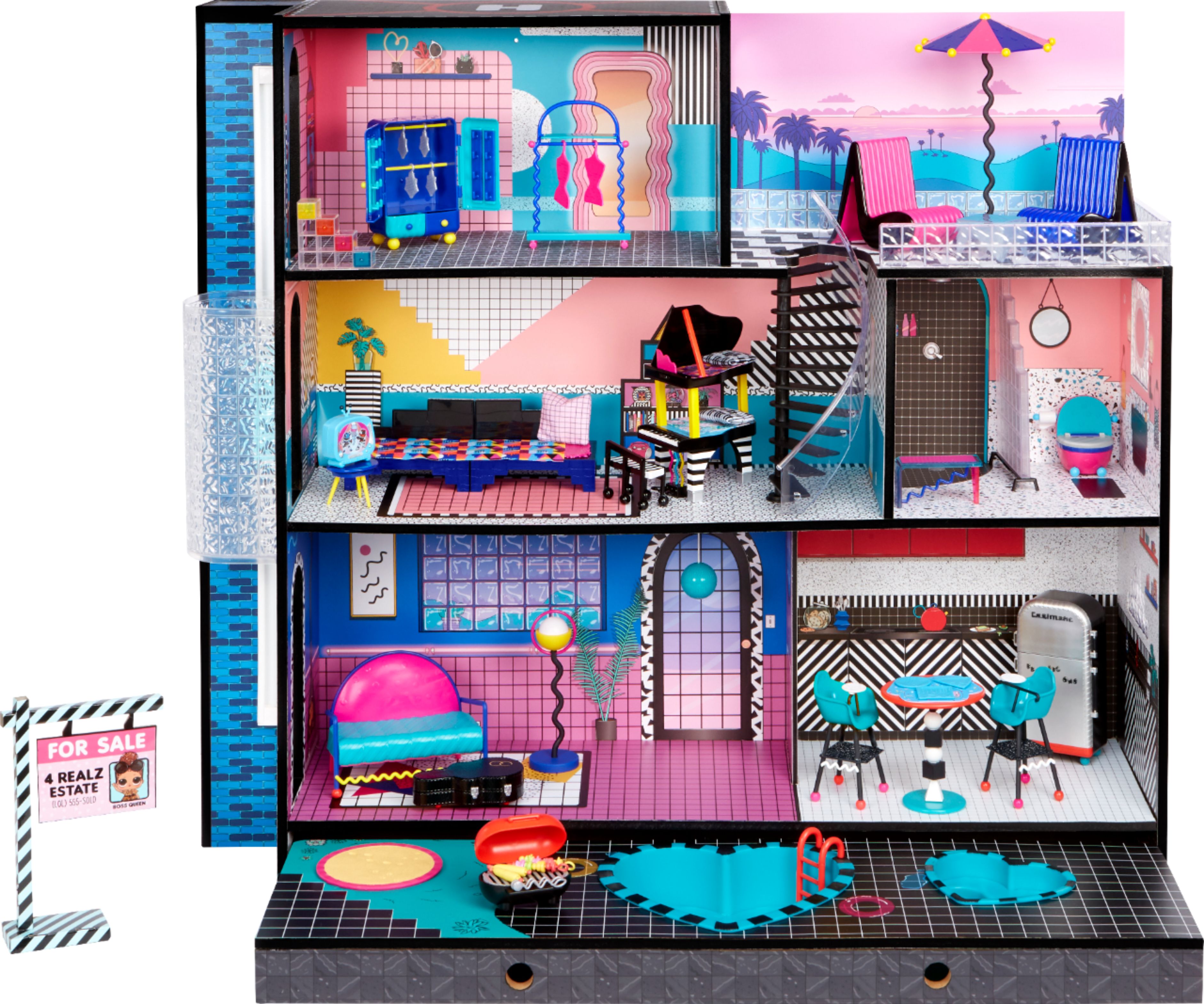 Best Buy: L.O.L. Surprise! O.M.G. House – New Real Wood Doll House with 85+  Surprises 570202