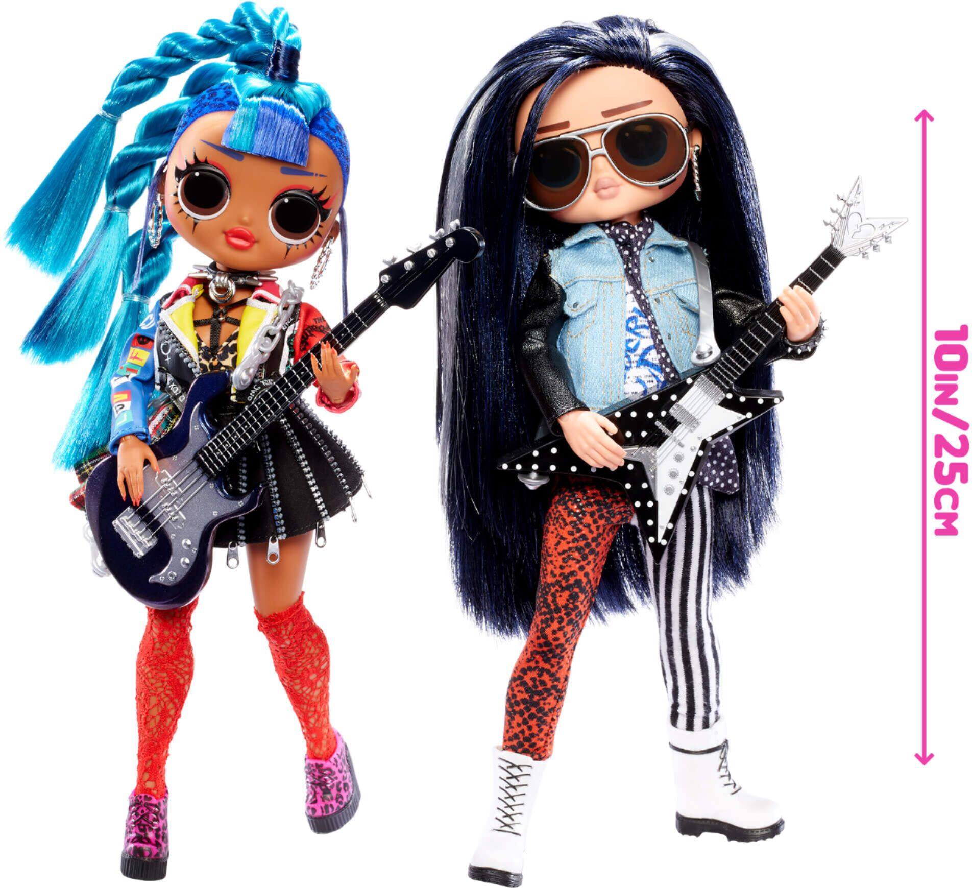Alt View 22. L.O.L. Surprise! - L.O.L. Surprise! O.M.G. Remix Rocker Boi and Punk Grrrl 2 Pack – 2 Fashion Dolls with Music.