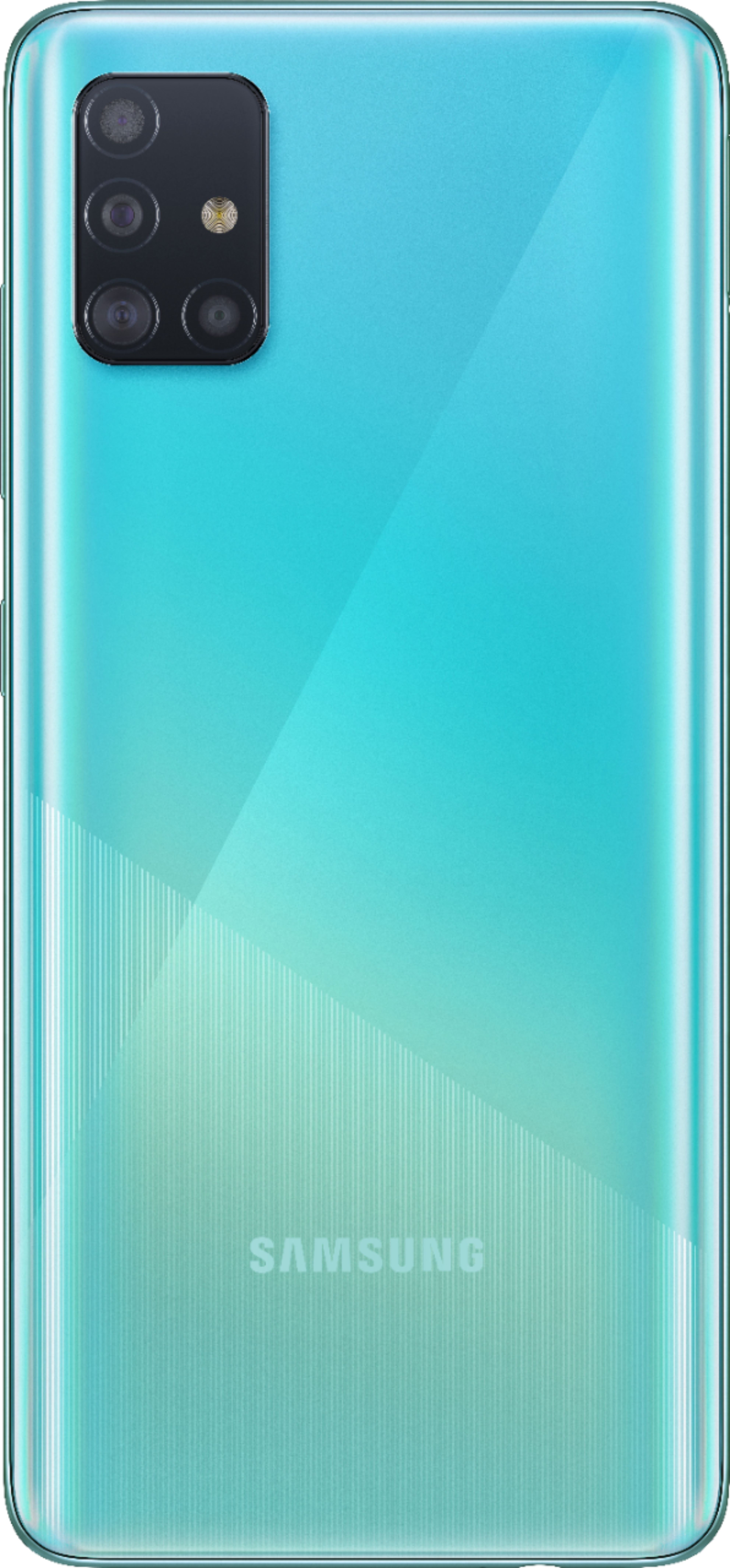 Back View: Samsung - Galaxy A51 128GB (Unlocked) - Prism Crush Blue