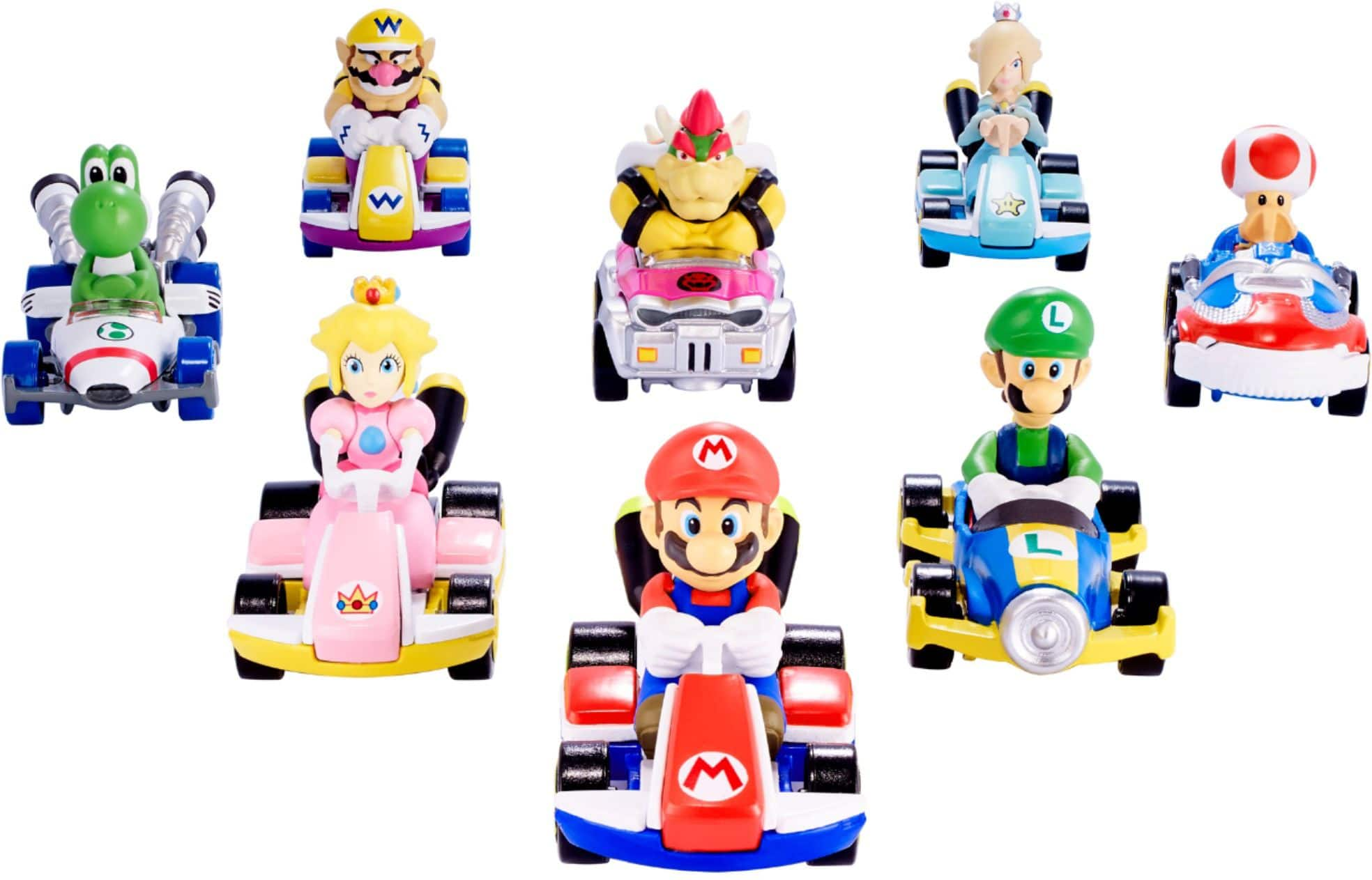 Hot Wheels Mario Kart 4 Pack (Assorted; Styles Vary) by Mattel