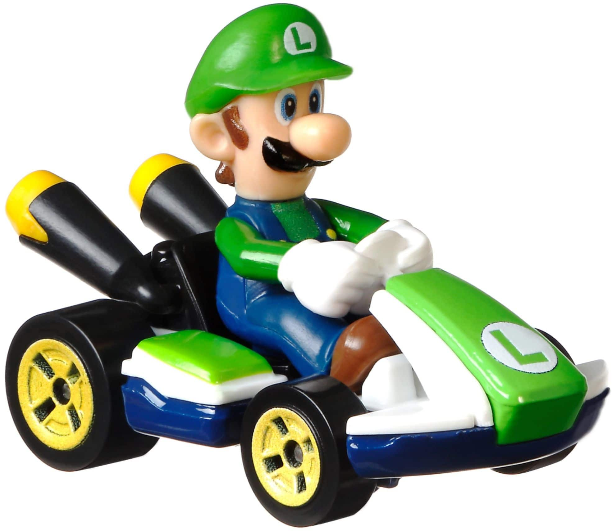 Hot Wheels 1:64 Mario Kart 3 Pack - Yoshi, Waluigi & Mario