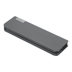Lenovo - USB-C Mini Docking Station - Iron Gray - Front_Zoom