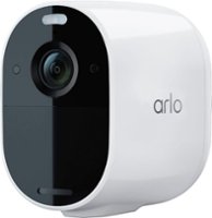 Arlo - Essential Spotlight Camera – Indoor/Outdoor Wire-Free 1080p Security Camera - White - Front_Zoom