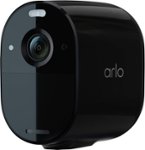 Front Zoom. Arlo - Essential Spotlight Camera – Indoor/Outdoor Wire-Free 1080p Security Camera - Black.