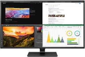 LG - 43" UltraFine 4K UHD Monitor with USB-C Connectivity - Black - Front_Zoom