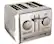 Left. Cuisinart - 4 Slice Custom Select Toaster - Stainless Steel.