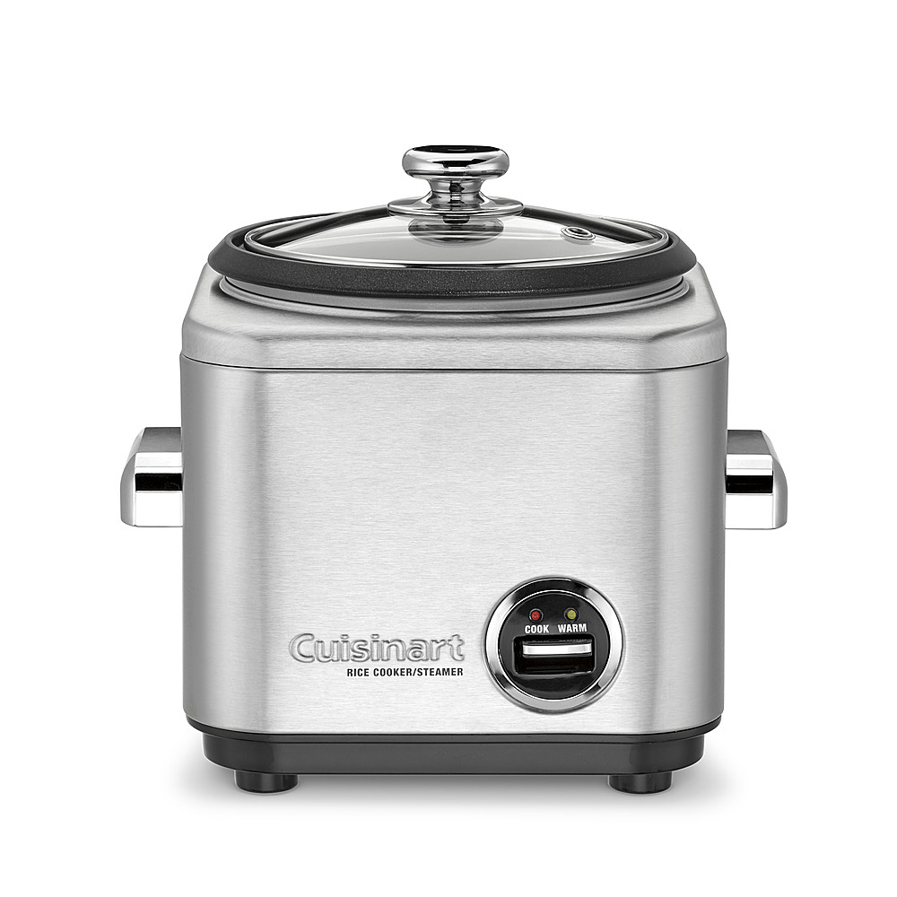 Best Buy: Cuisinart 4 Cup Rice Cooker Stainless Steel CRC-400P1 Rice Cooker 4 Cups Stainless Steel