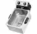 Alt View 12. Cuisinart - 4qt Analog Deep Fryer - Stainless Steel.