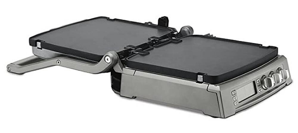 Alt View 15. Cuisinart - Countertop Indoor Griddler Elite - Stainless Steel.