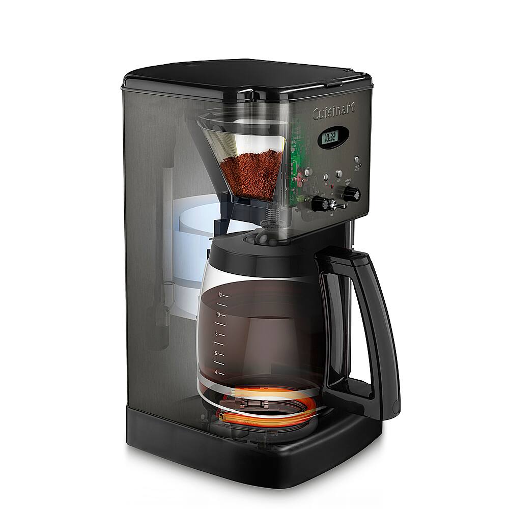 Best Buy: Cuisinart Brew Central 12 Cup Programmable Coffeemaker Black ...