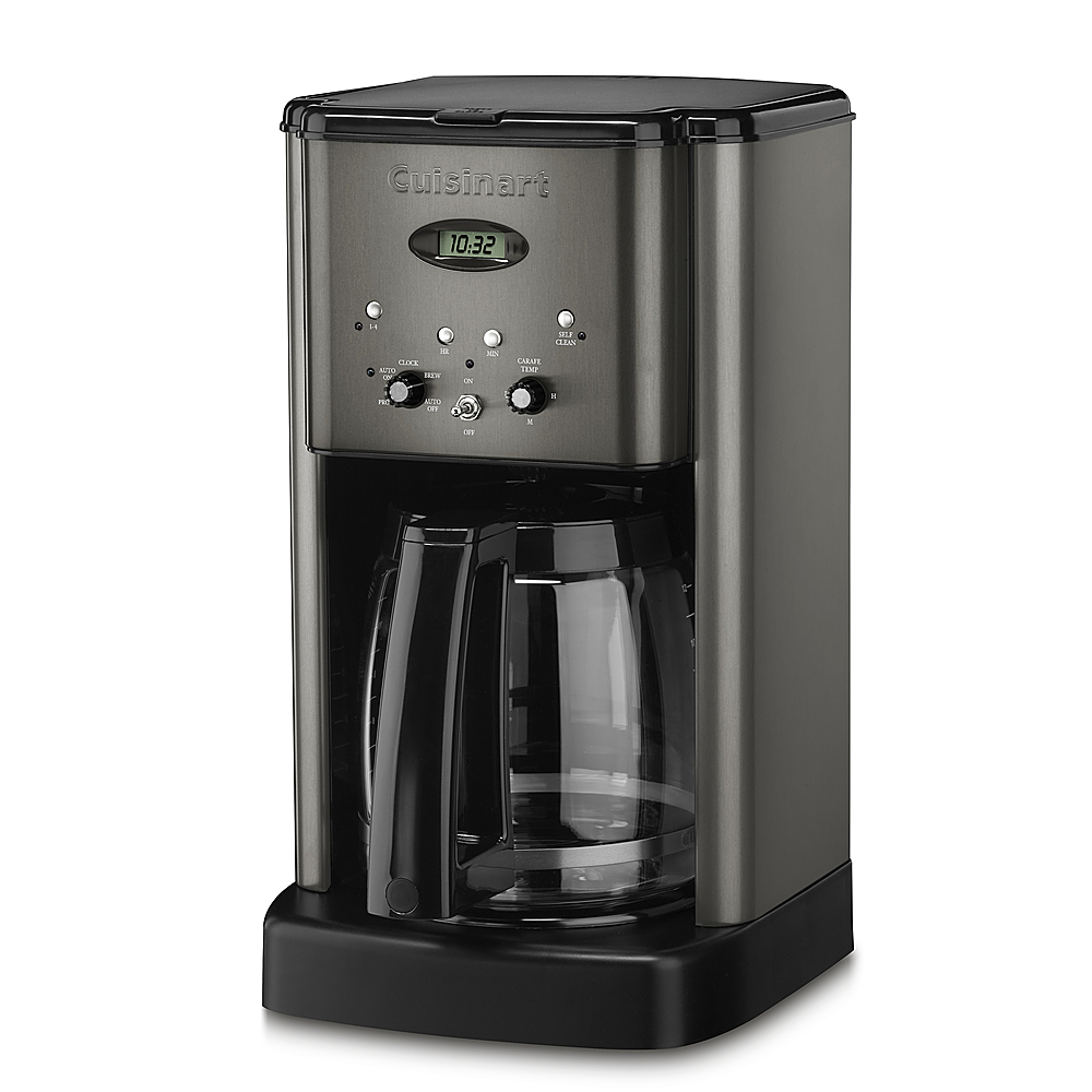 Cuisinart - Brew Central 12 Cup Programmable coffeemaker - Black Stainless