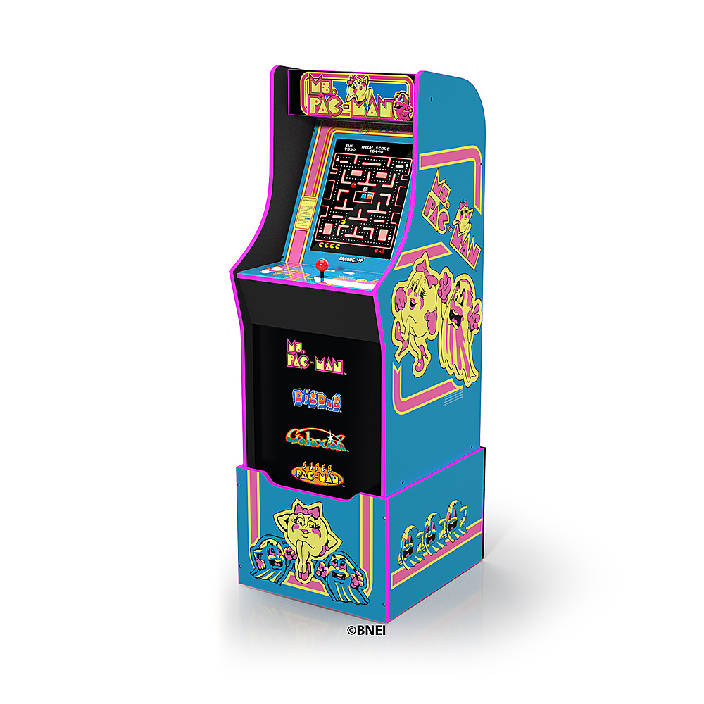 Customer Reviews: Arcade1Up Ms. Pacman Arcade w/4 Games Ms Pacman Teal ...