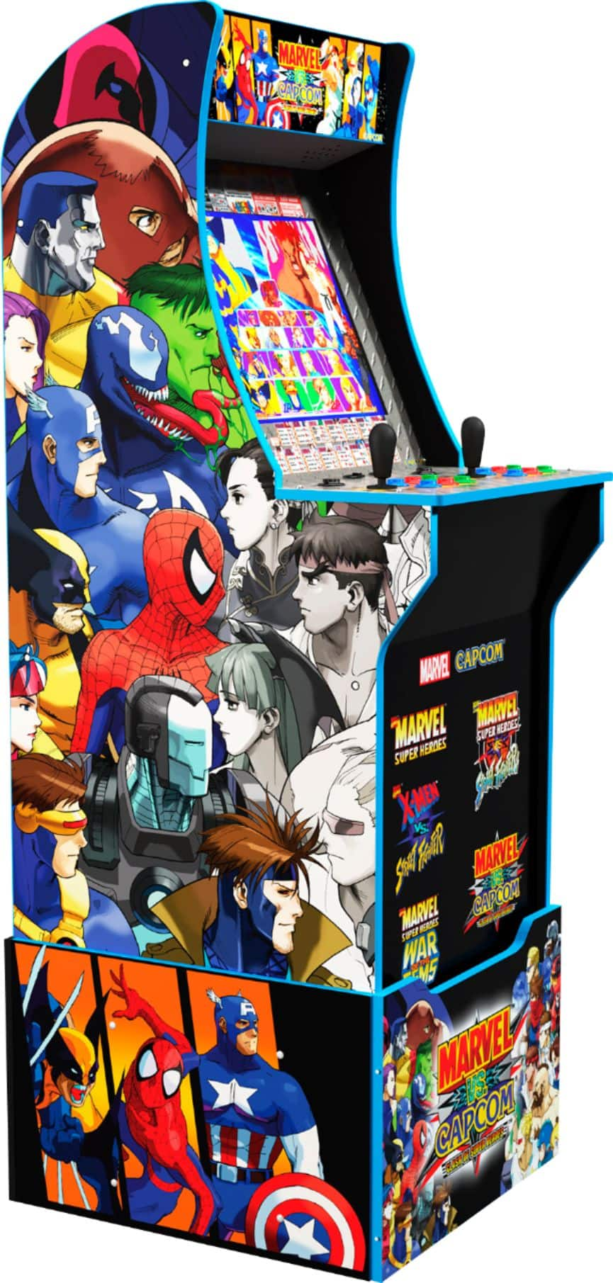 Marvel Super Heroes vs. Street Fighter [Arcade].  Street fighter art, Marvel  vs capcom, Capcom art