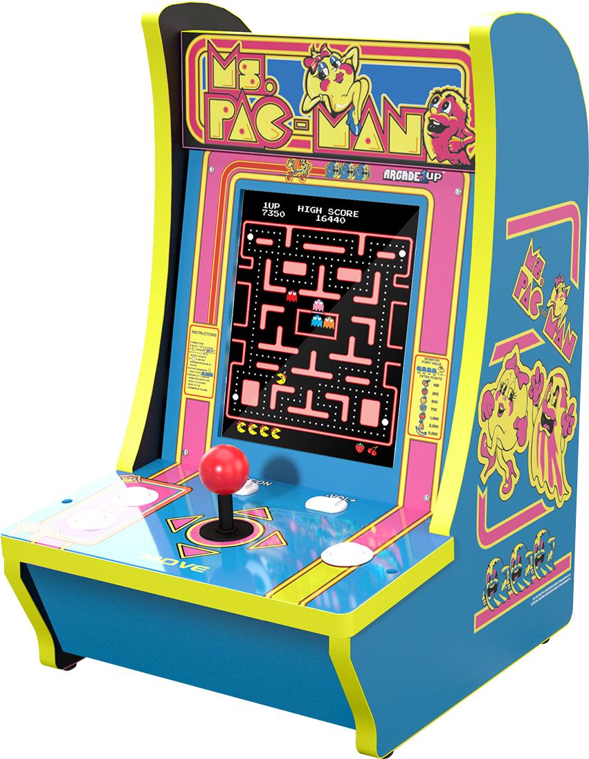 arcade1up pac man countercade best buy arcade games