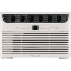 Frigidaire - 250 Sq. Ft. 6,000 BTU Compact Window Air Conditioner - White - Front_Zoom