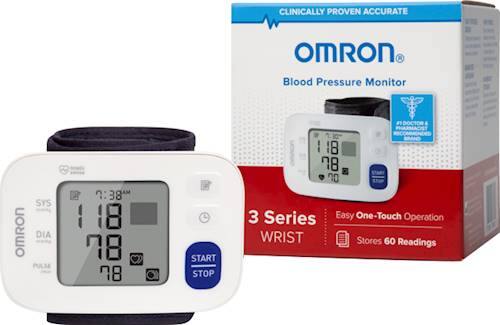 Alt View 13. Omron - 3 Series Wrist Blood Pressure Monitor - White.