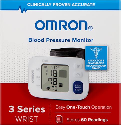 Omron Blood Pressure Monitor 3 Series Wrist BP6100 1 Ea