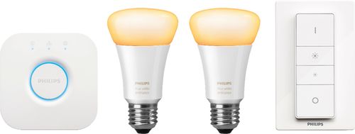 PHILIPS HUE WHITE AMBIANCE A19 2PK KIT (WHITE BOX) was $99.99 now $49.99 (50.0% off)