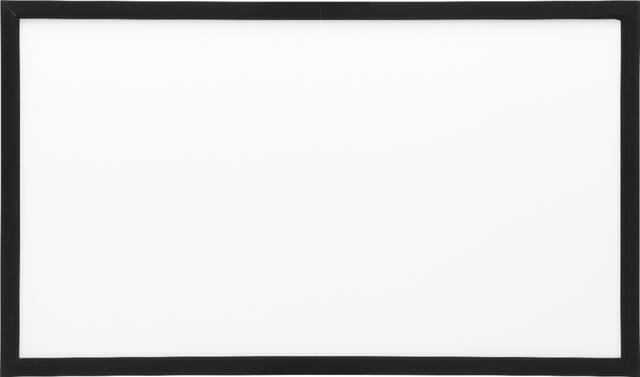 Front. Insignia™ - 100" Home Theater Fixed Wall Projector Screen - White.